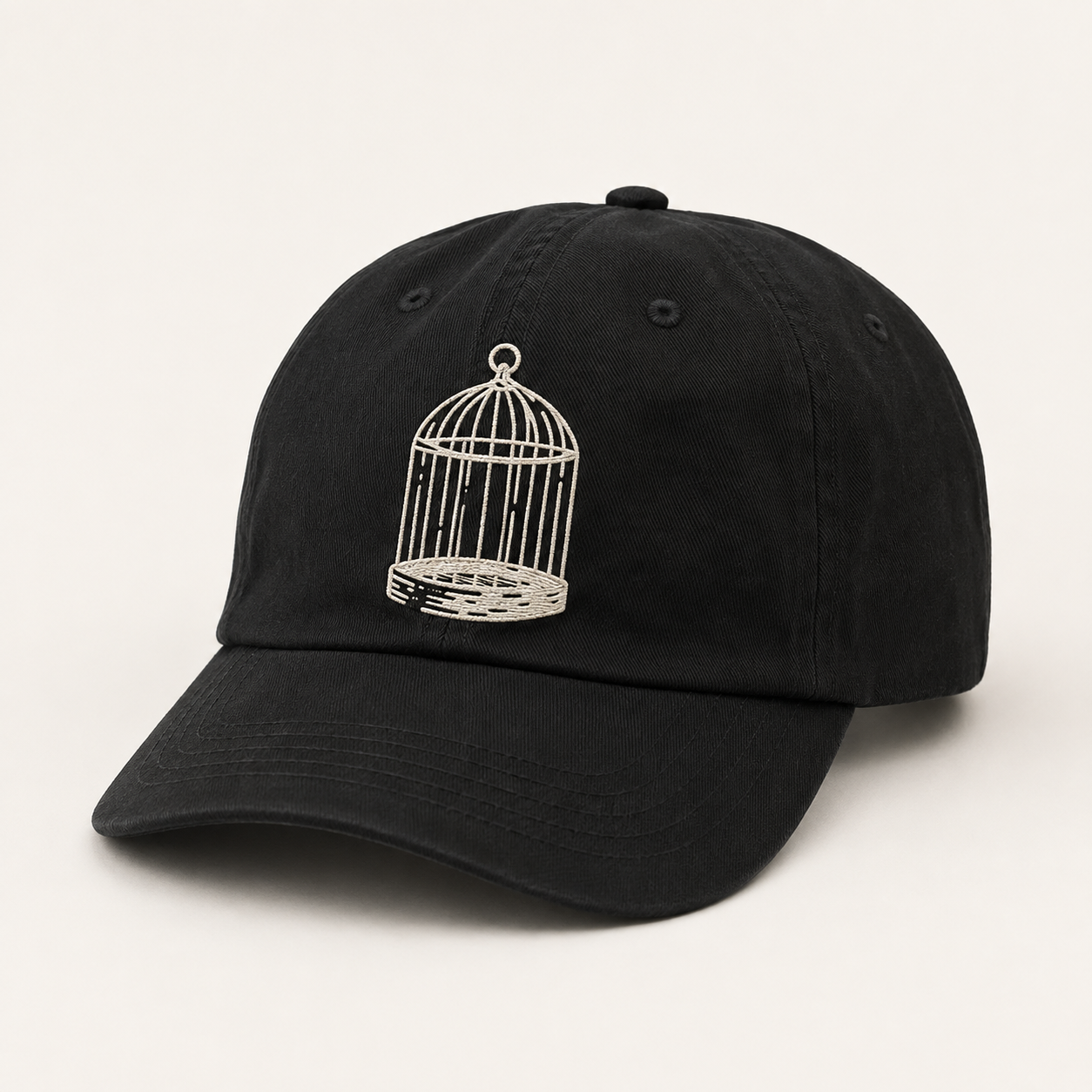 Birdcage Cap — merchandise mockup